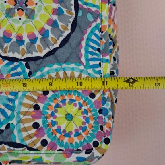 Vera Bradley Grand Hanging Organizer Travel Cosmetics Handles Sunny Medallion - Picture 3 of 12